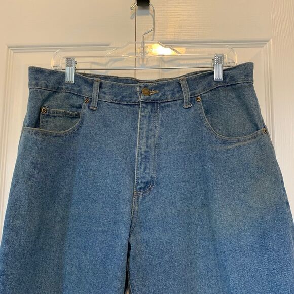 Smiths Work 1906 Wear Jeans Mens Stone Wash Distressed Straight Leg 33x30 Vtg - Picture 5 of 12